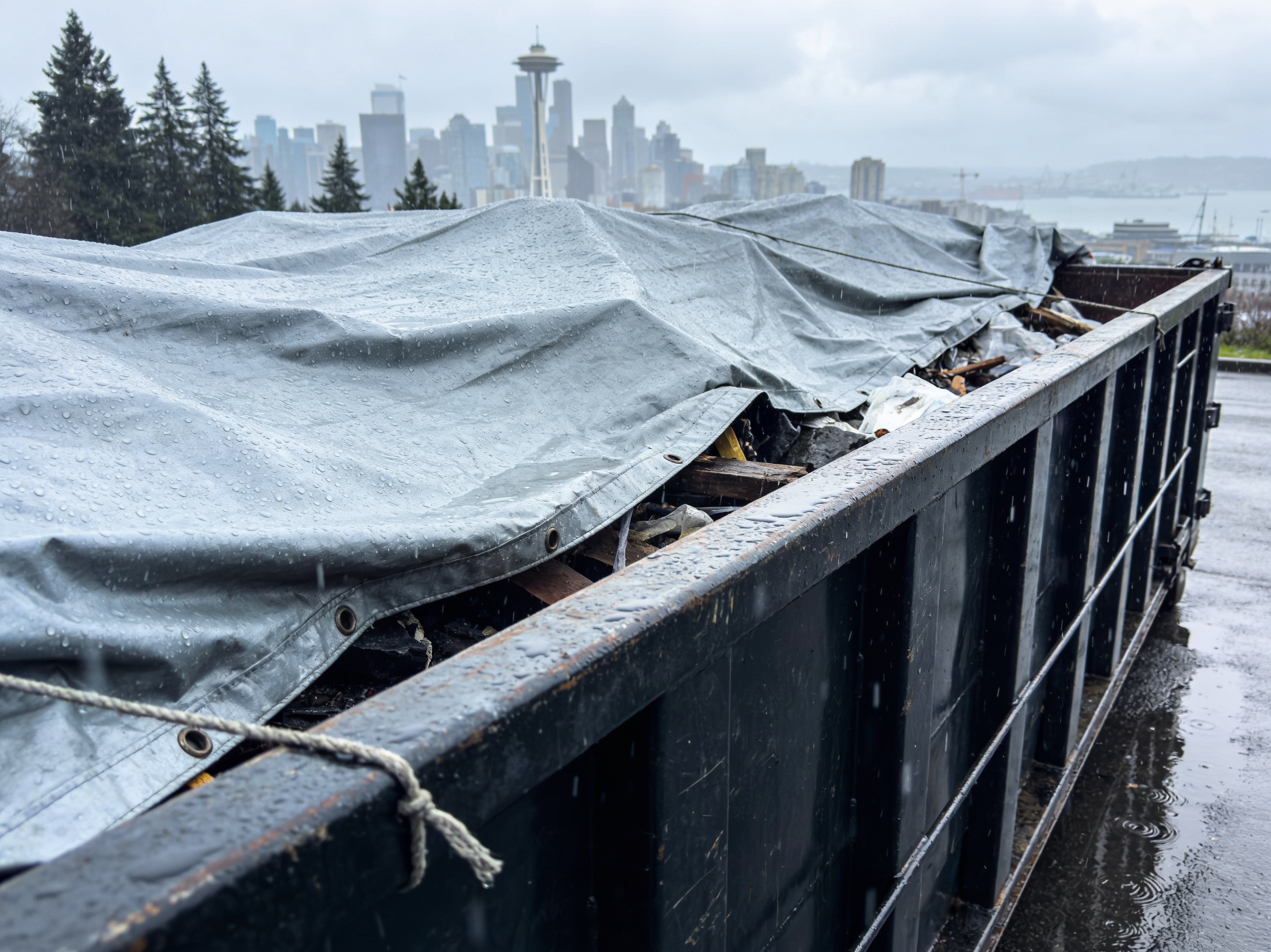 Keeping Debris Dry During Seattle Winter Rains